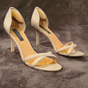 Ann Taylor Nude Animal Texture Sandal 6M